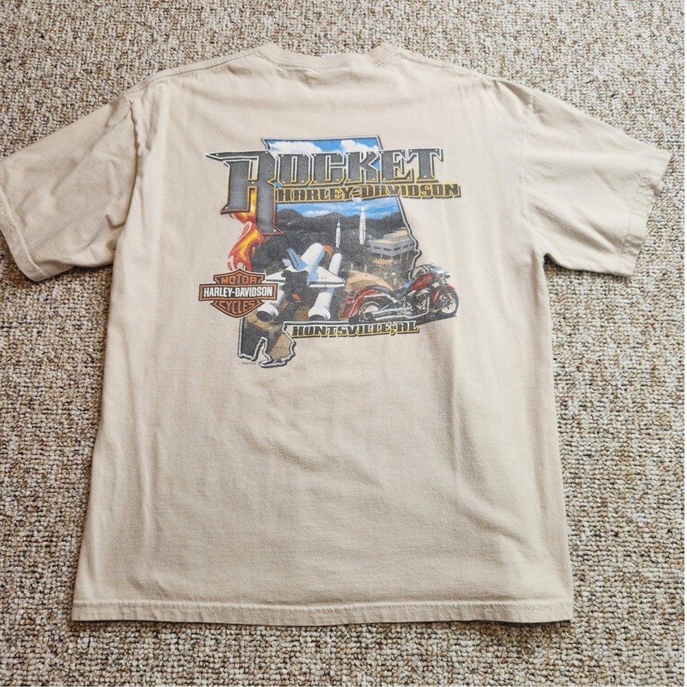 Harley Davidson Cycles T Shirt Huntsville‎ AL 2005 Graphic Tee XL
